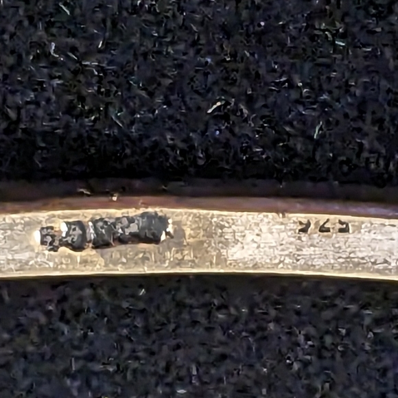 TAXCO 925 Vintage Handmade Sterling Silver Stamped Divites Bangle Bracelet 2.75" - Picture 4 of 4